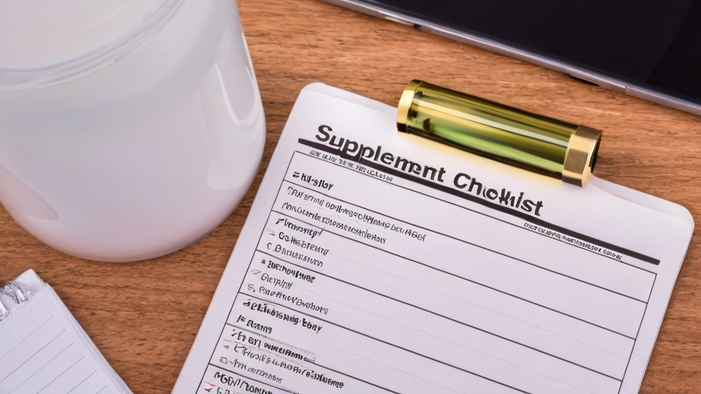 Supplement safety Checklist