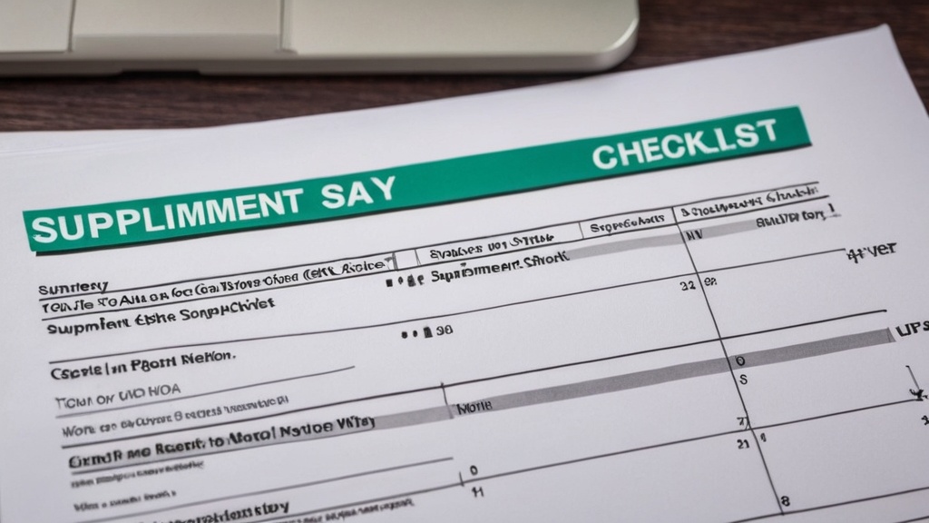 Supplement Safety Checklist: Your Guide to Safe and Effective Use